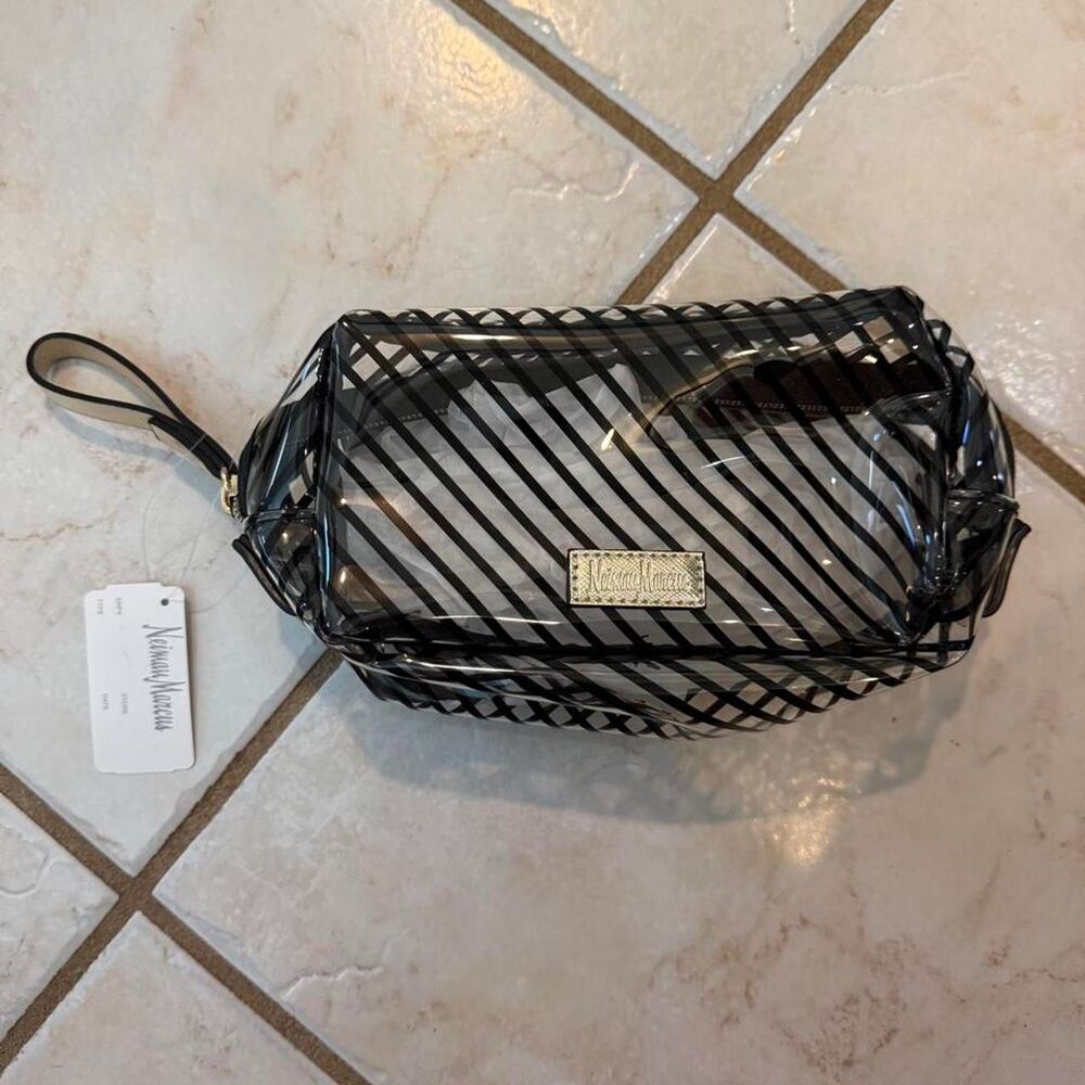 NWT Neiman-marcus Women's Black Cosmetic Bag